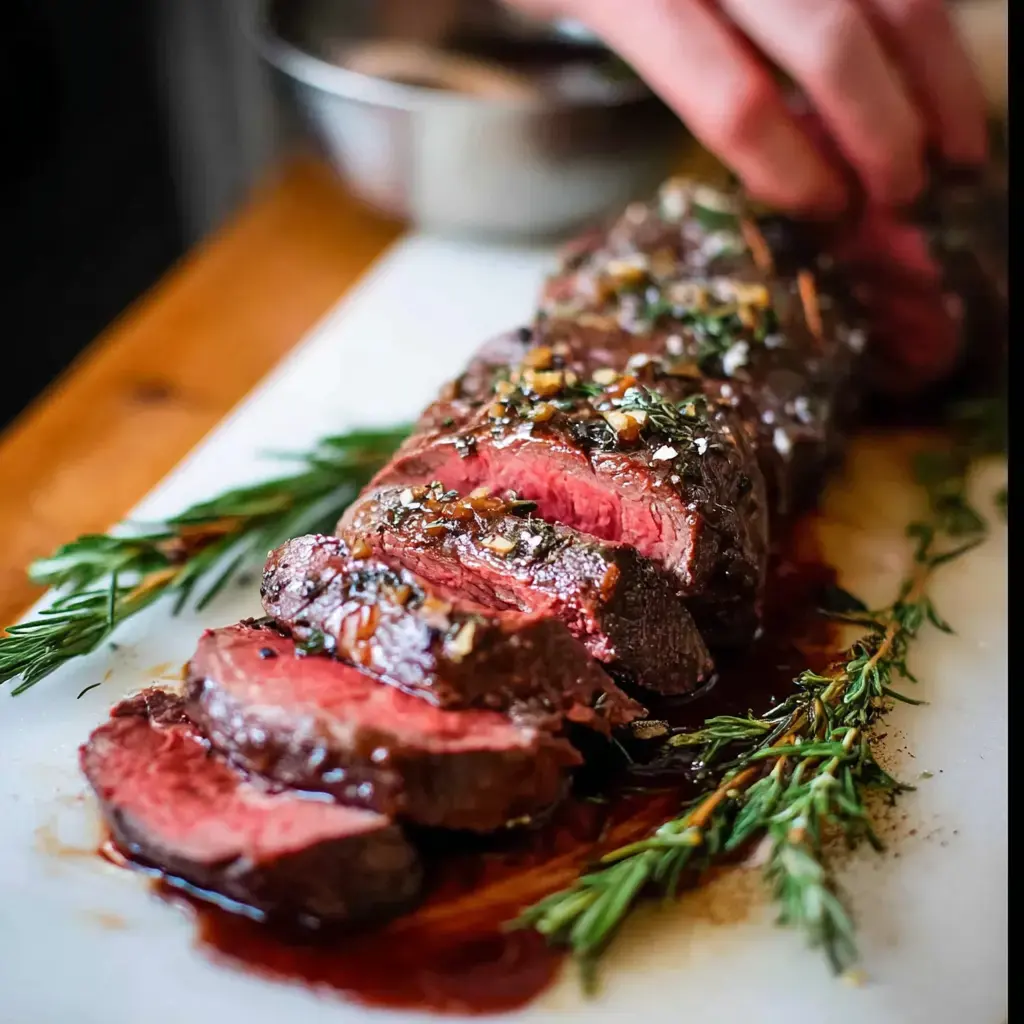 Beef Tenderloin with Red Wine Sauce Recipe
