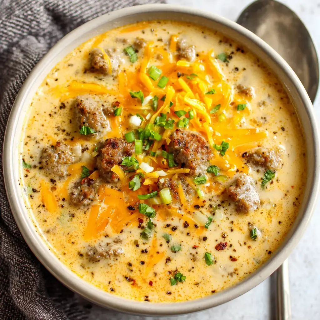 Beer Cheese Potato Soup with Sausage Recipe