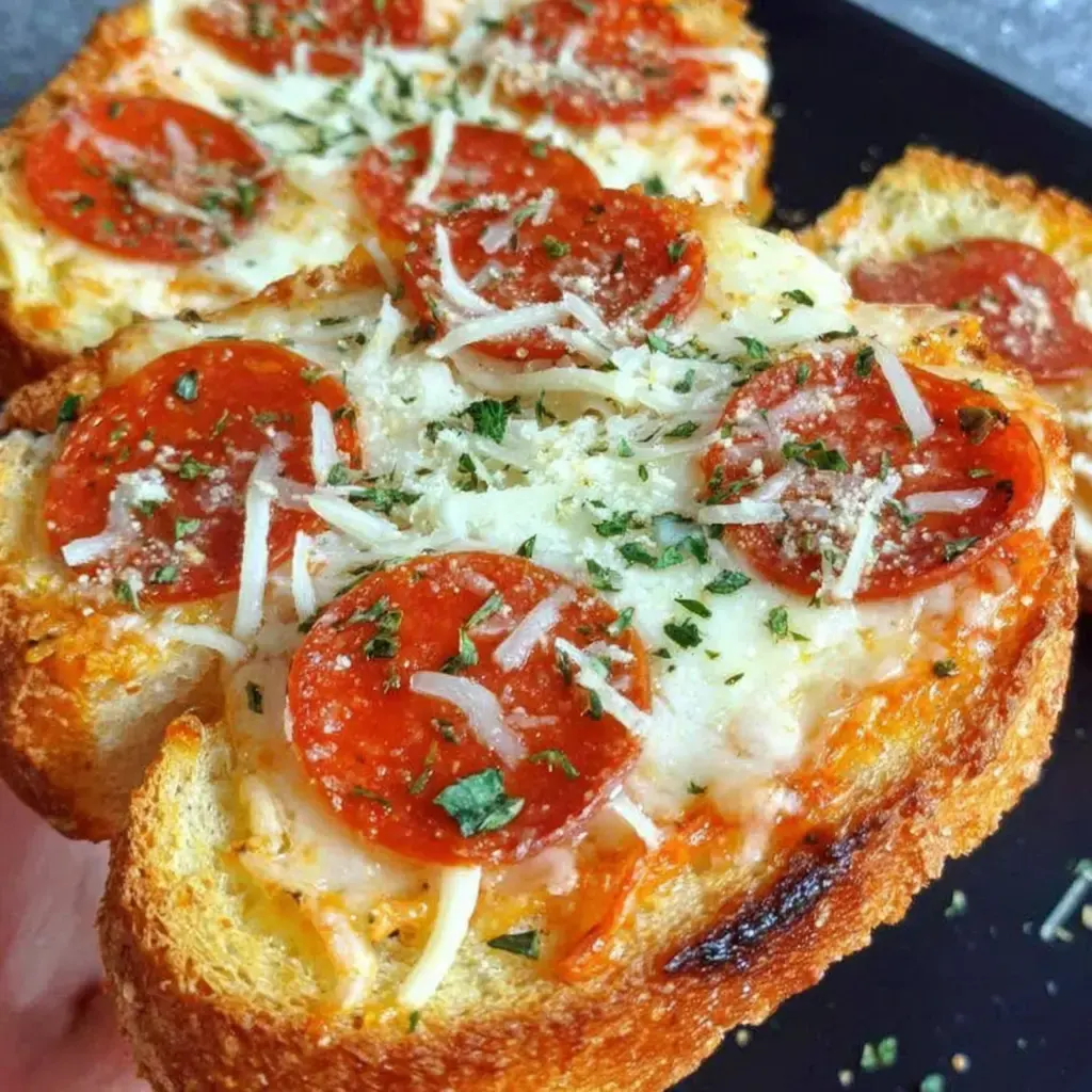 Texas Toast Garlic Bread Pizza Recipe