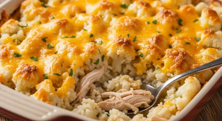 Chicken Cauliflower Rice Casserole Recipe