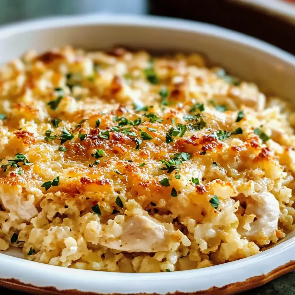 Chicken Cauliflower Rice Casserole Recipe
