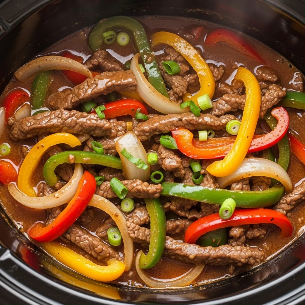Crockpot Pepper Steak Recipe