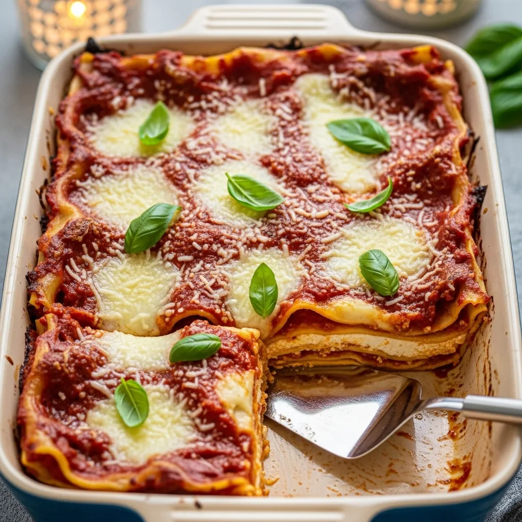 Homemade Lasagna Recipe with Ricotta Cheese
