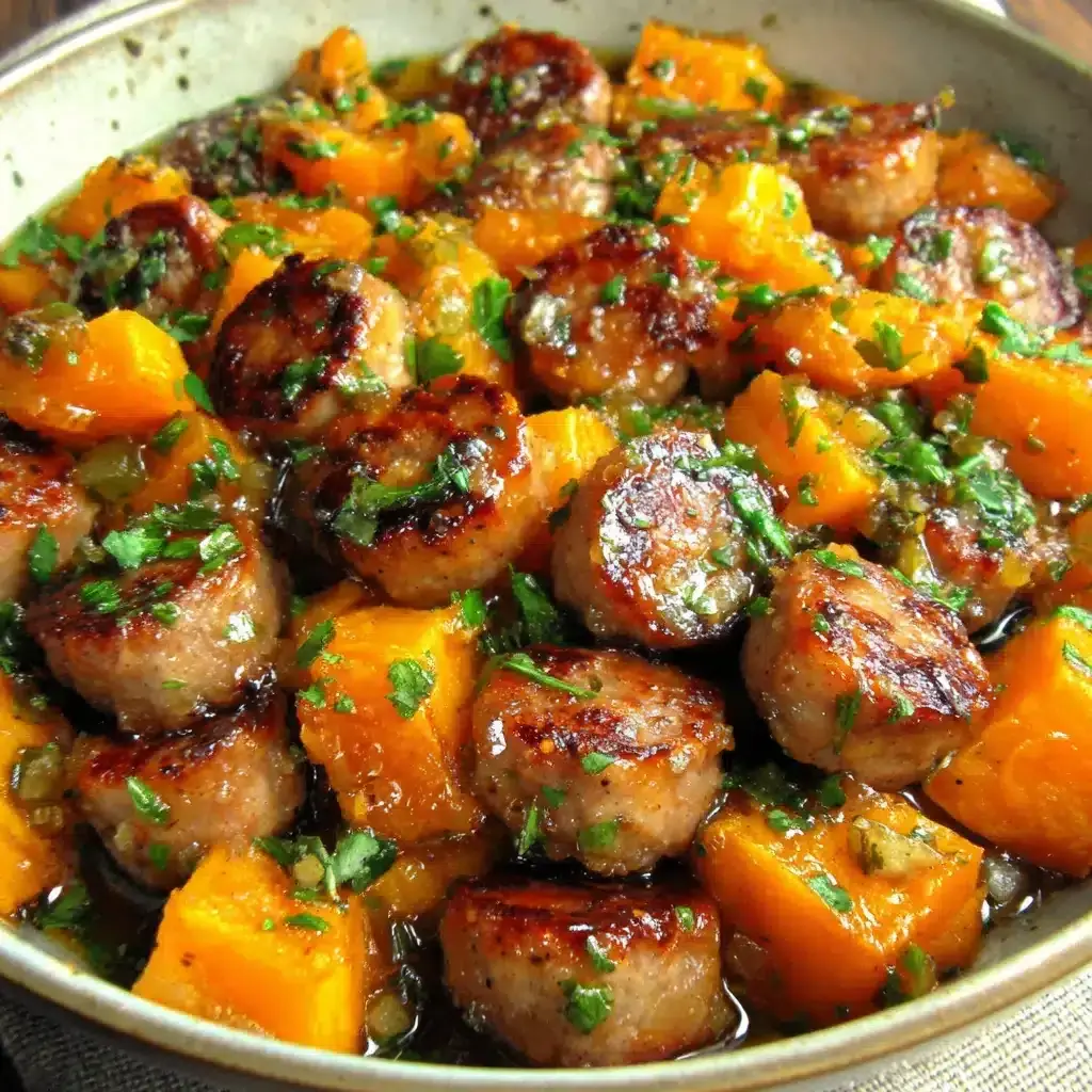 Honey Garlic Sausage Sweet Potatoes Recipe