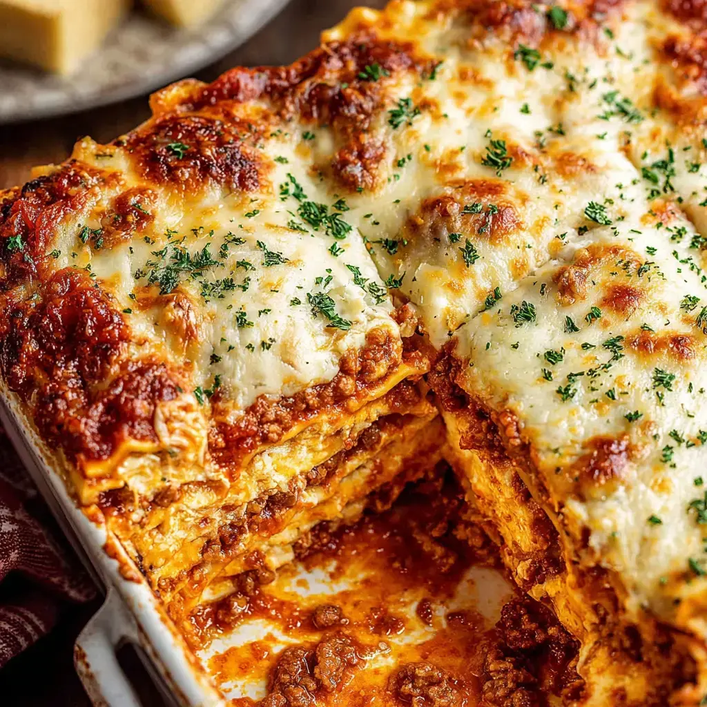 Homemade Lasagna Recipe with Ricotta Cheese