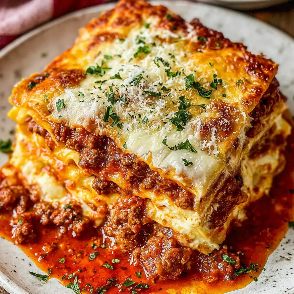 Homemade Lasagna Recipe with Ricotta Cheese