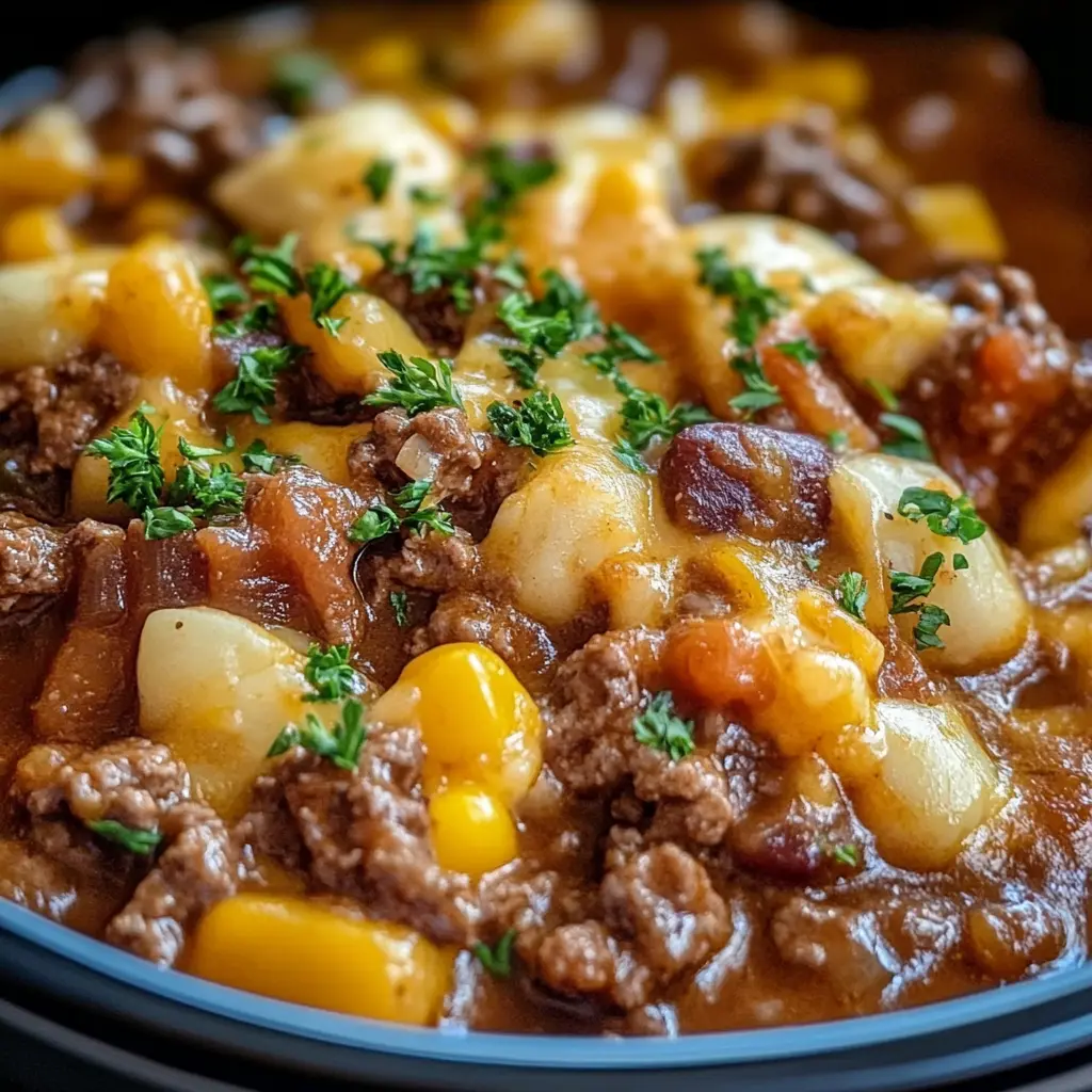 Slow Cooker Cowboy Casserole Recipe