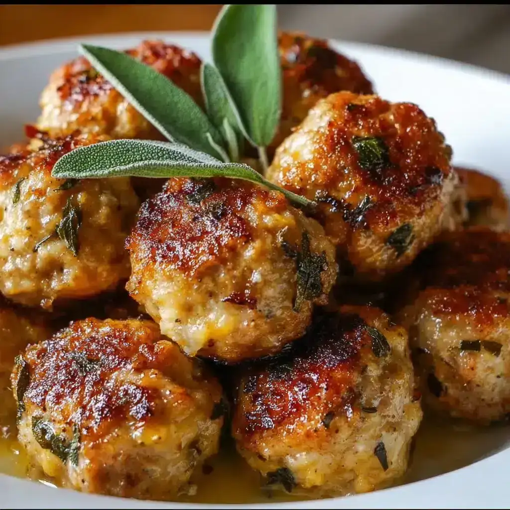 Apple and Sage Turkey Meatballs Recipe