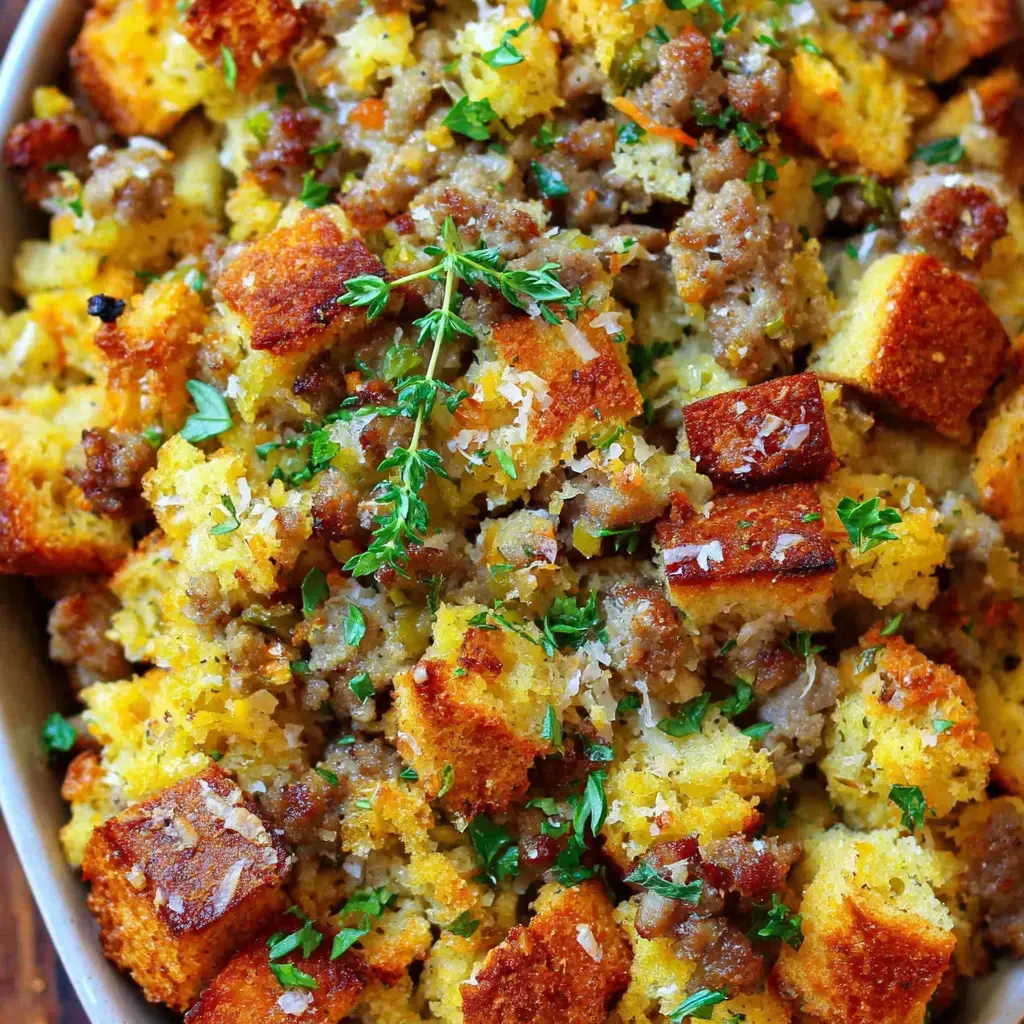 Apple Sausage Stuffing Recipe Perfect Holiday Side Dish