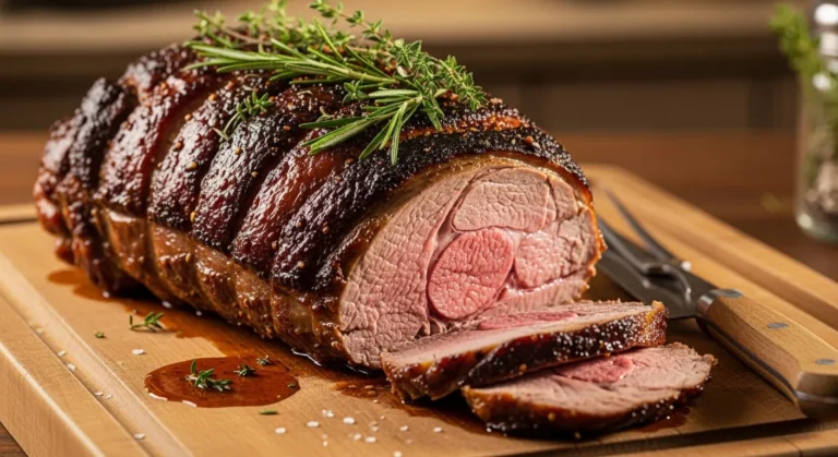 Slow Roasted Boneless Leg of Lamb Recipe