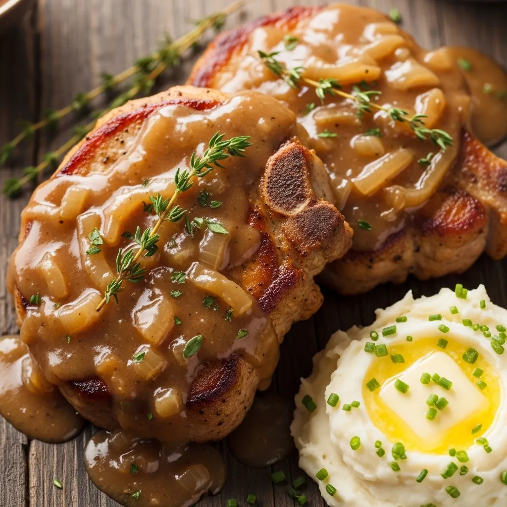 Smothered Pork Chops Recipe