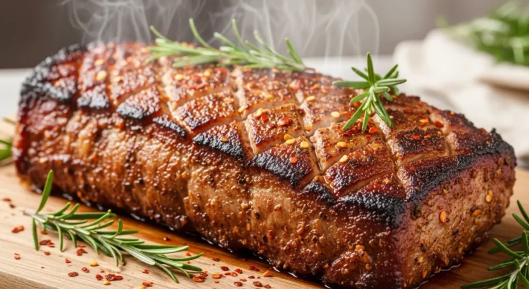 Tender and Juicy Pork Loin Roast Recipe