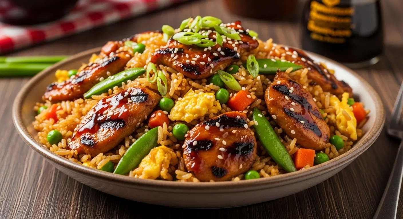 Teriyaki Chicken Fried Rice Recipe