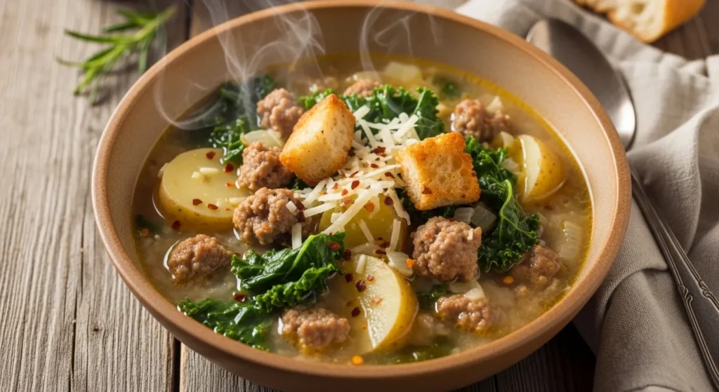 Zuppa Toscana With Potatoes And Sausage Recipe