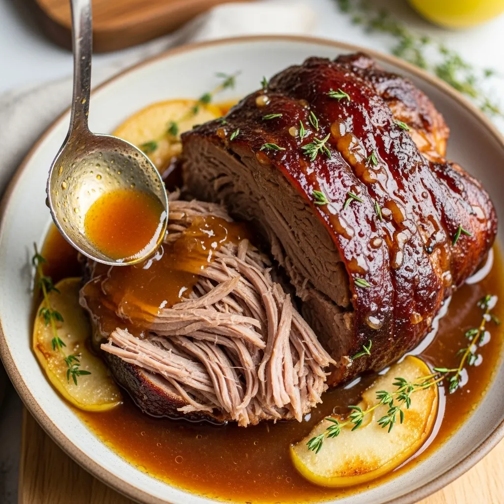 Apple Cider Braised Pork Shoulder Recipe