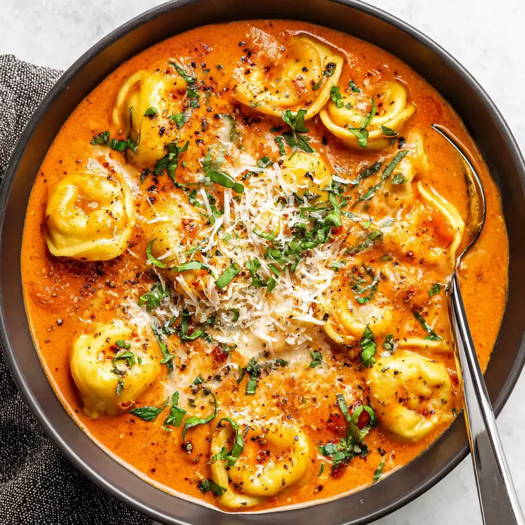 Creamy Tomato Tortellini Soup Recipe