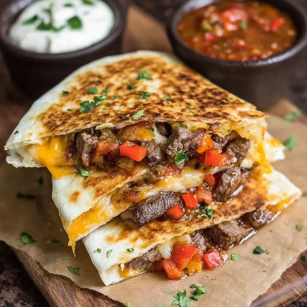 Steak Fajita Quesadillas Recipe