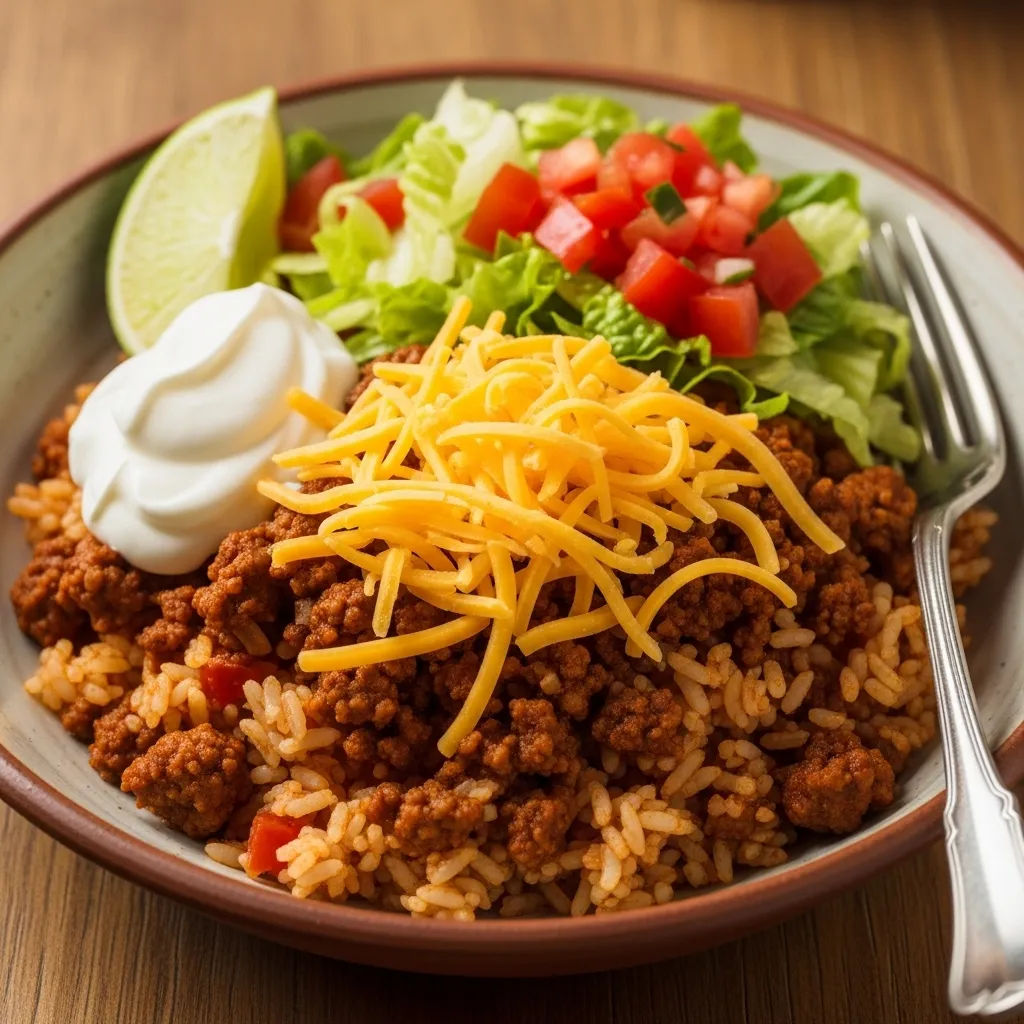 Taco Rice Recipe