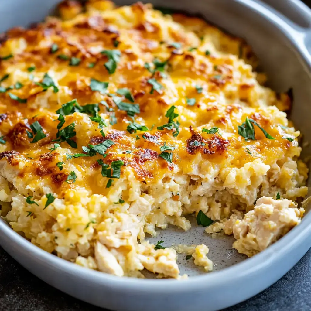 Chicken Cauliflower Rice Casserole Recipe