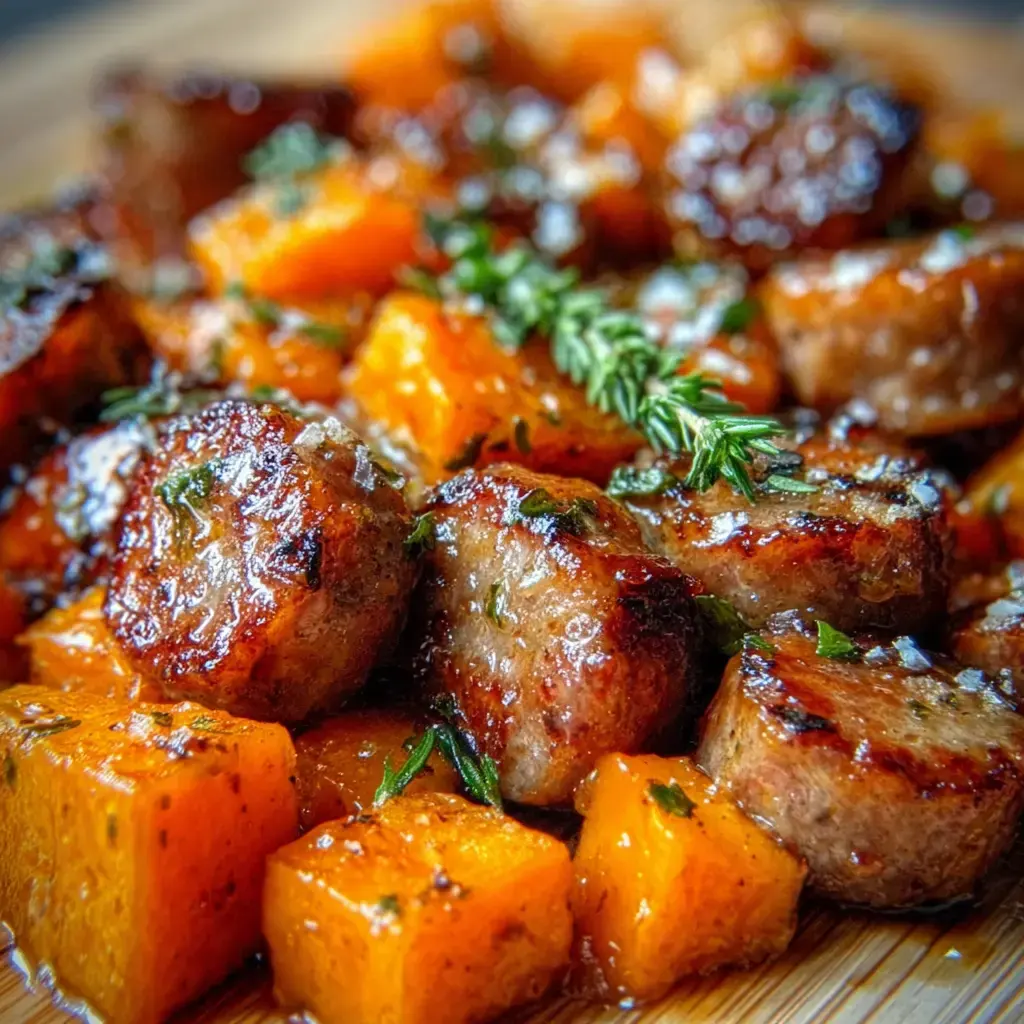 Honey Garlic Sausage Sweet Potatoes Recipe