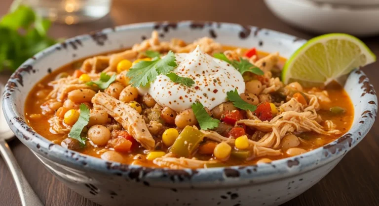 ​​​​​​Cajun White Chicken Chili Recipe