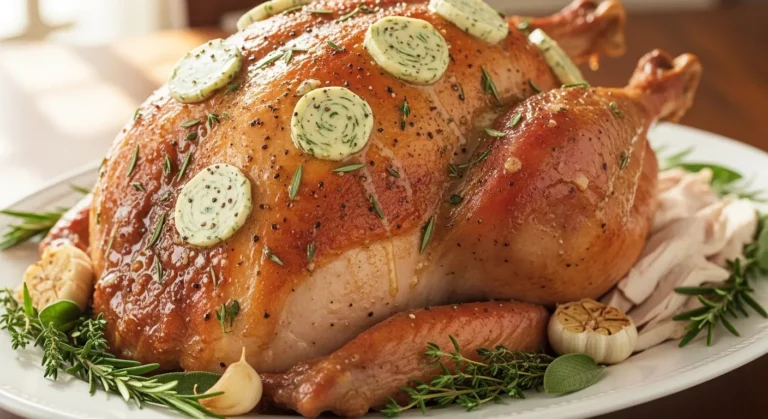 ​​​​​​​​​​​​​​Herb Butter Roasted Turkey Breast Recipe