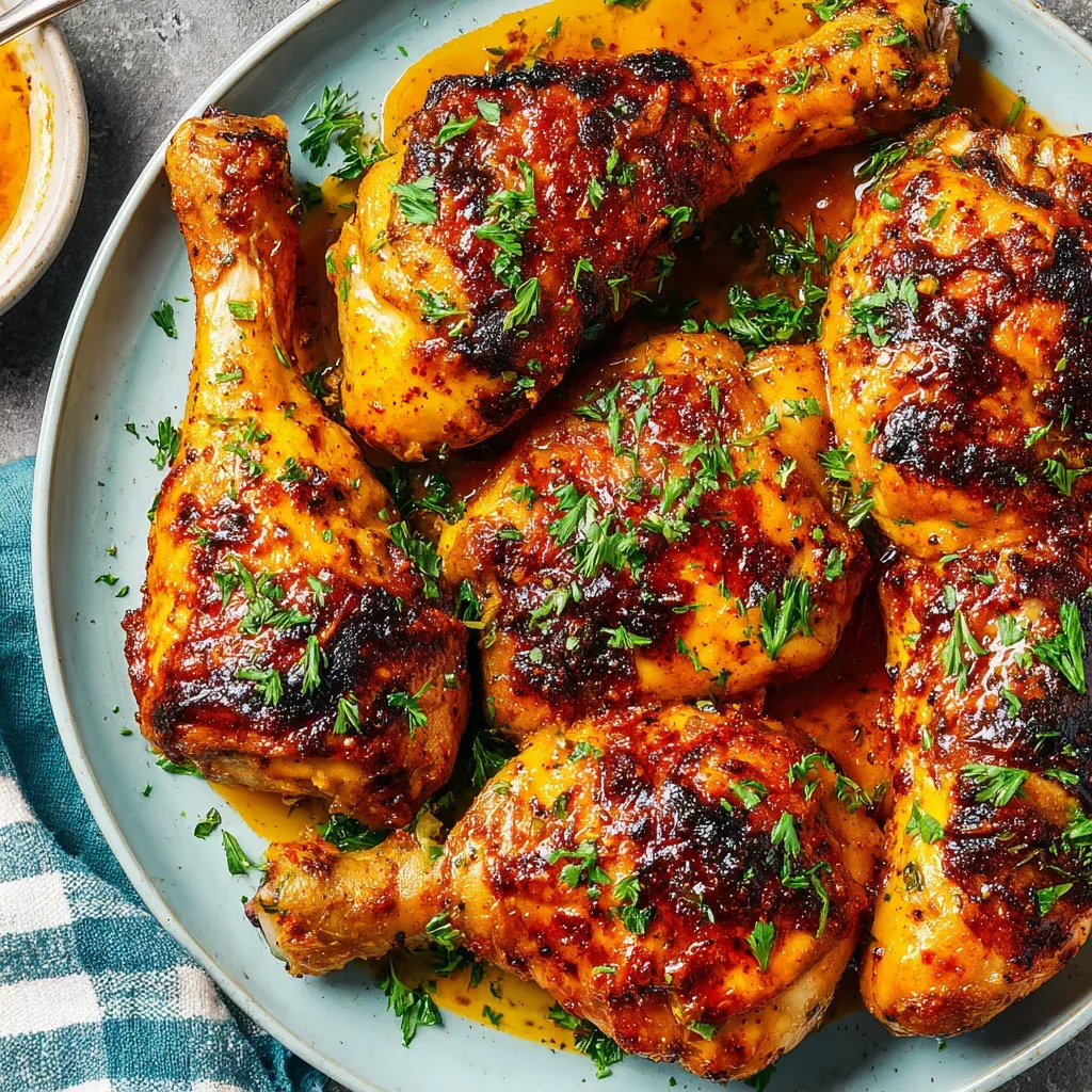 Baked Chicken Leg Quarters Recipe