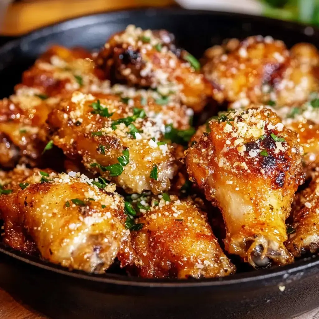 Garlic Parmesan Wings Recipe