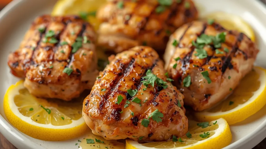 Garlic Lemon Chicken Thighs Recipe
