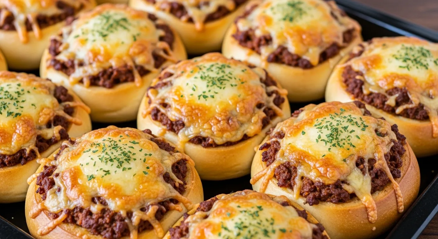 Garlic Parmesan Cheeseburger Bombs Recipe