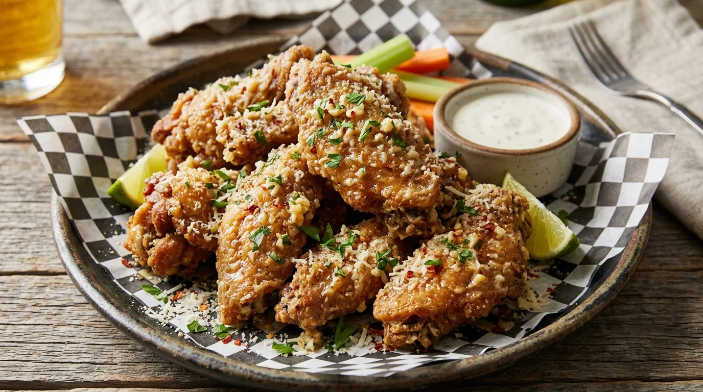 Garlic Parmesan Wings Recipe