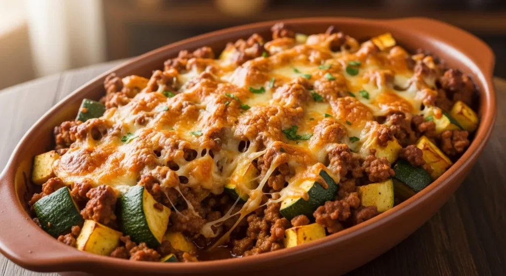 Ground Beef Zucchini Casserole Recipe
