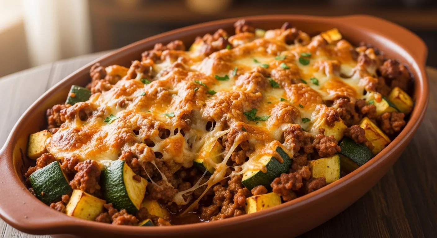 Ground Beef Zucchini Casserole Recipe