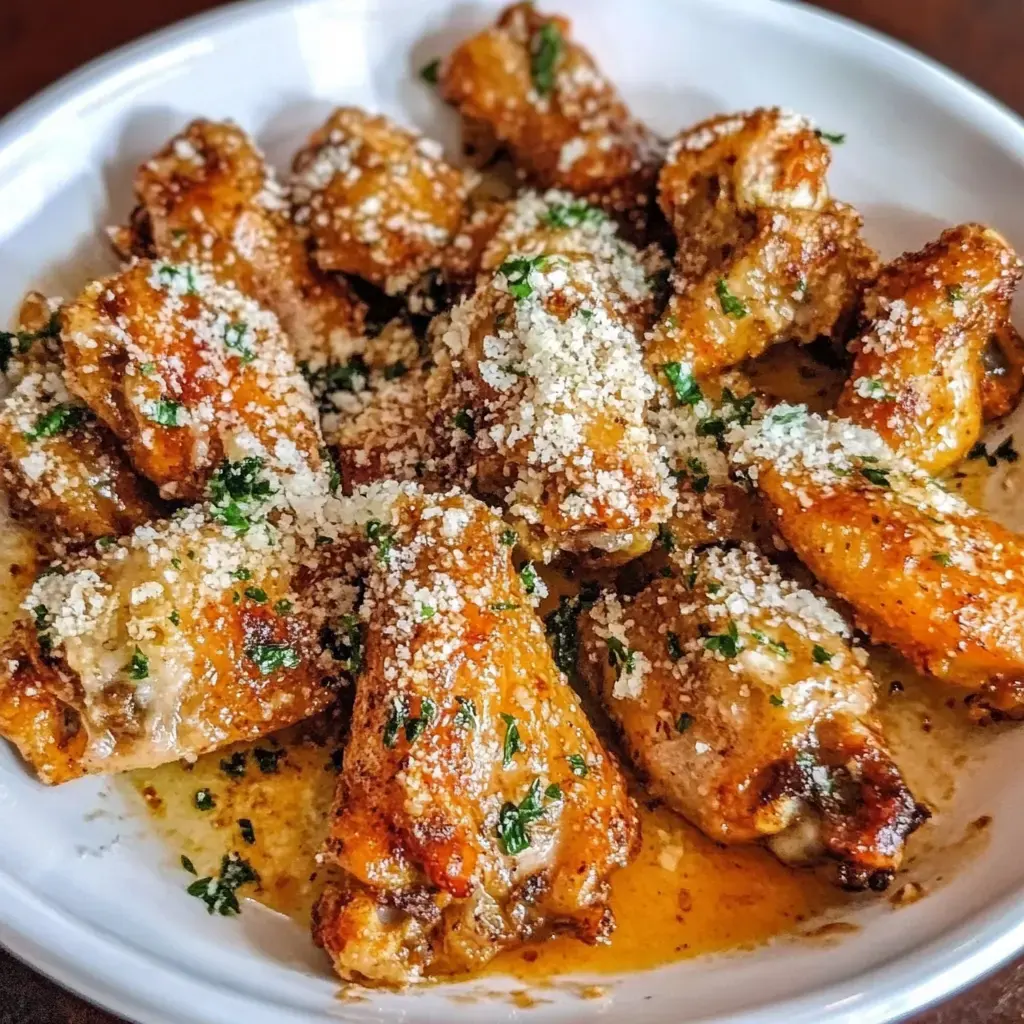 Garlic Parmesan Wings Recipe