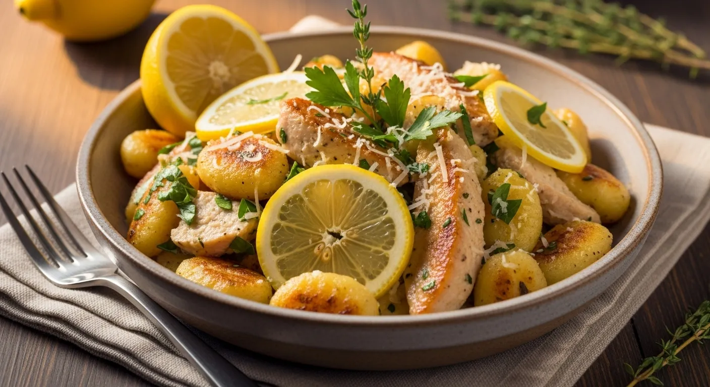 Lemon Chicken Gnocchi Recipe