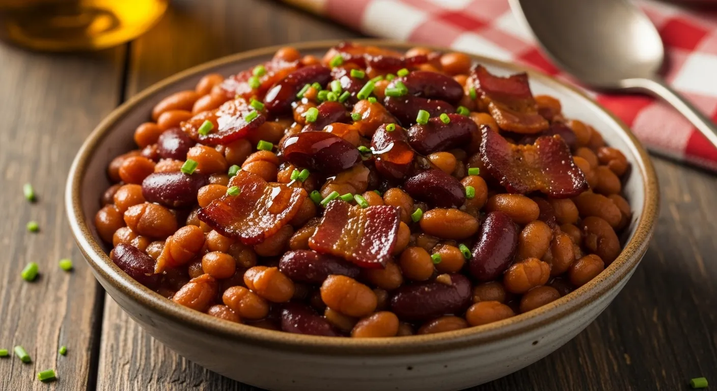 Maple Bacon Baked Beans Recipe