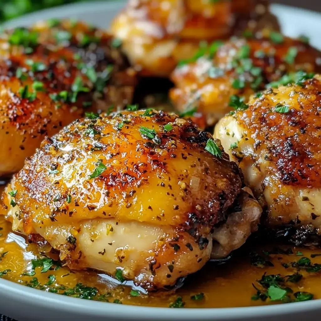Oven Baked Chicken Thighs Recipe