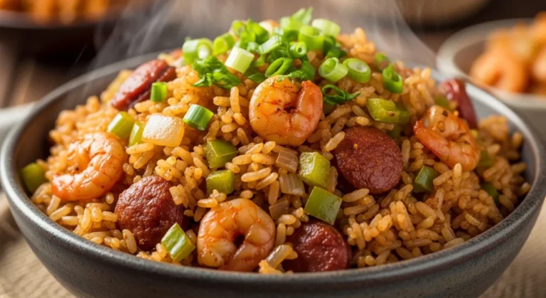 Shrimp Sausage Dirty Rice Recipe