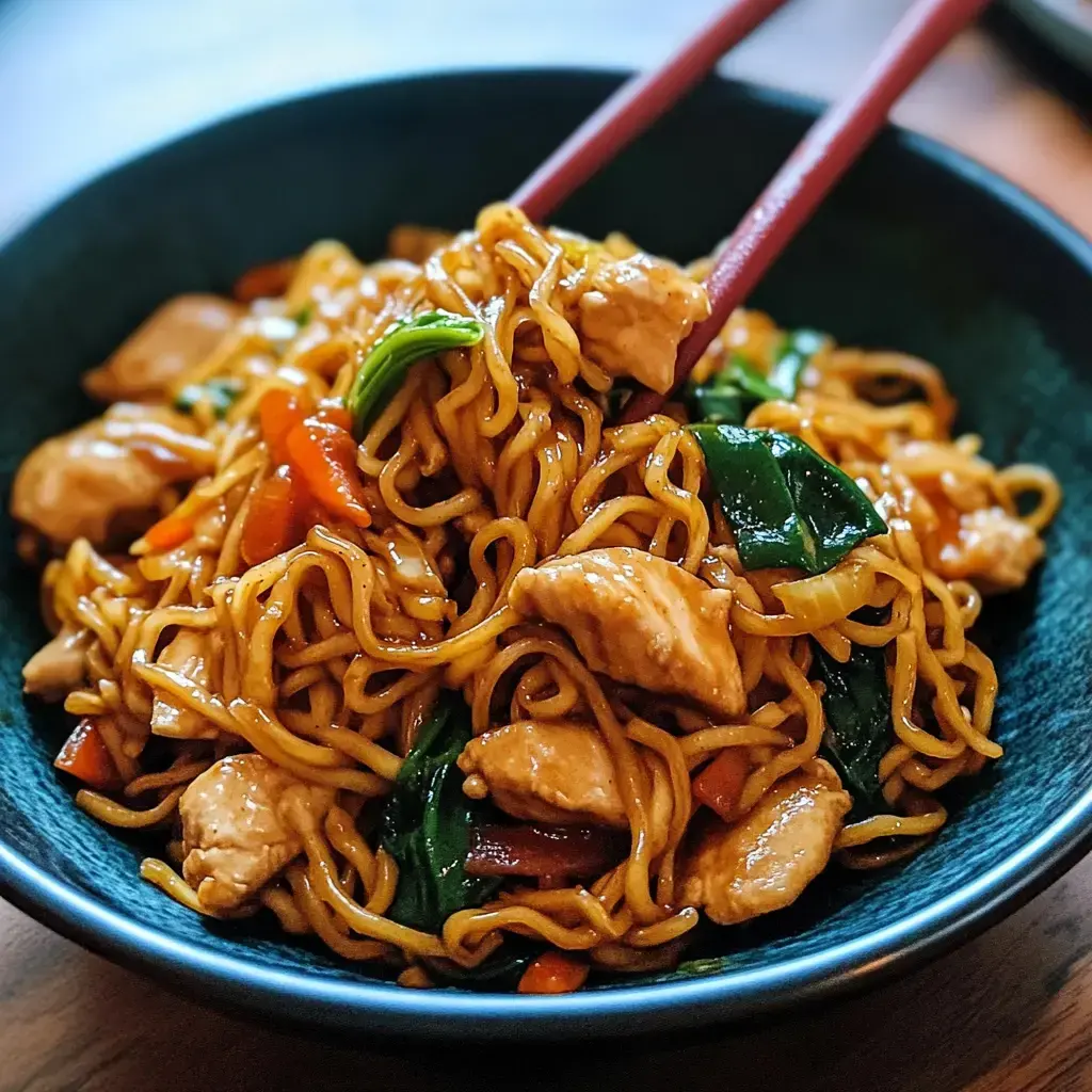 Chicken Stir Fry Noodles Recipe