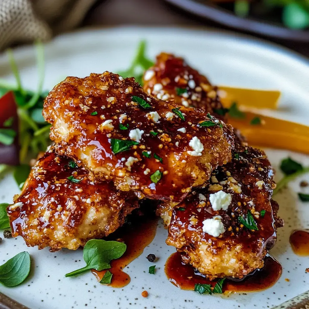 Crispy Hot Honey Feta Chicken Recipe