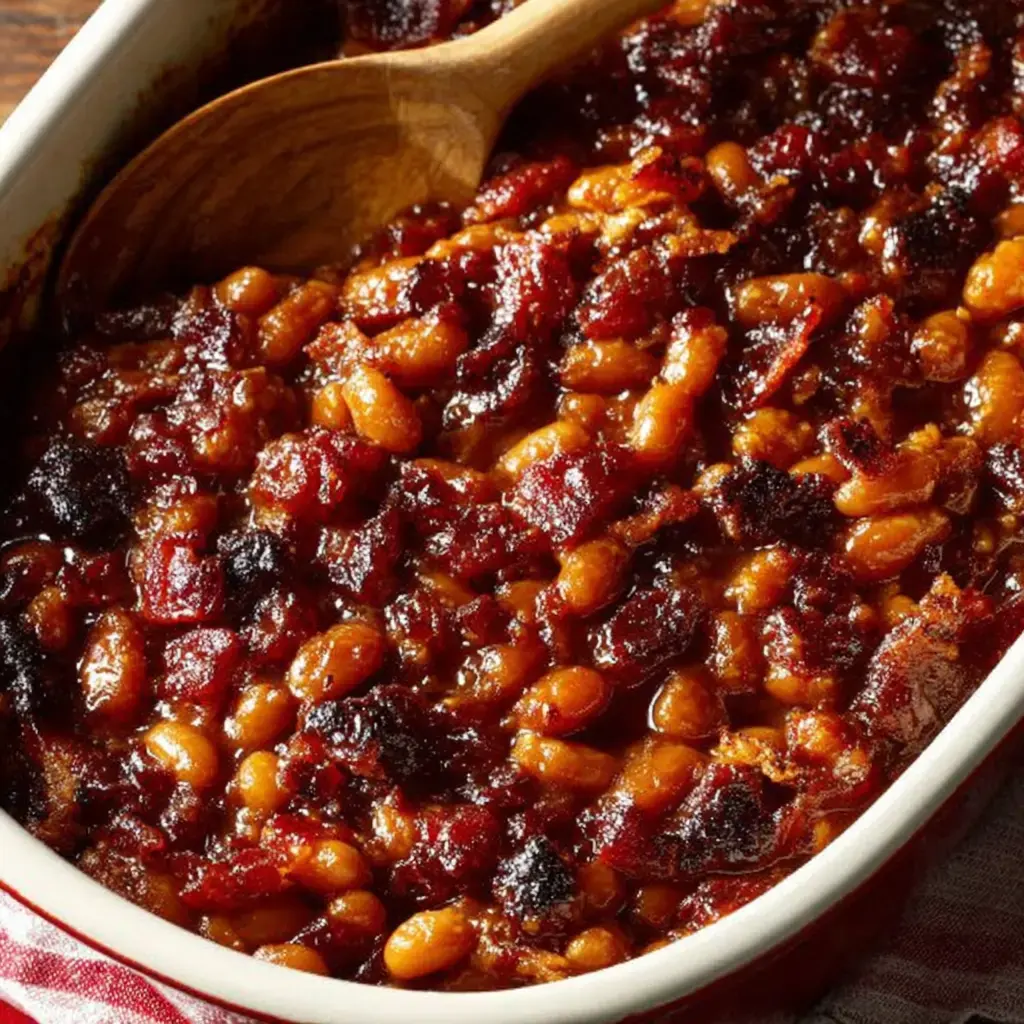 Maple Bacon Baked Beans Recipe