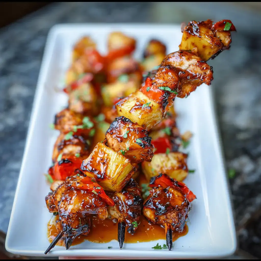 Pineapple Chicken Kabobs Recipe