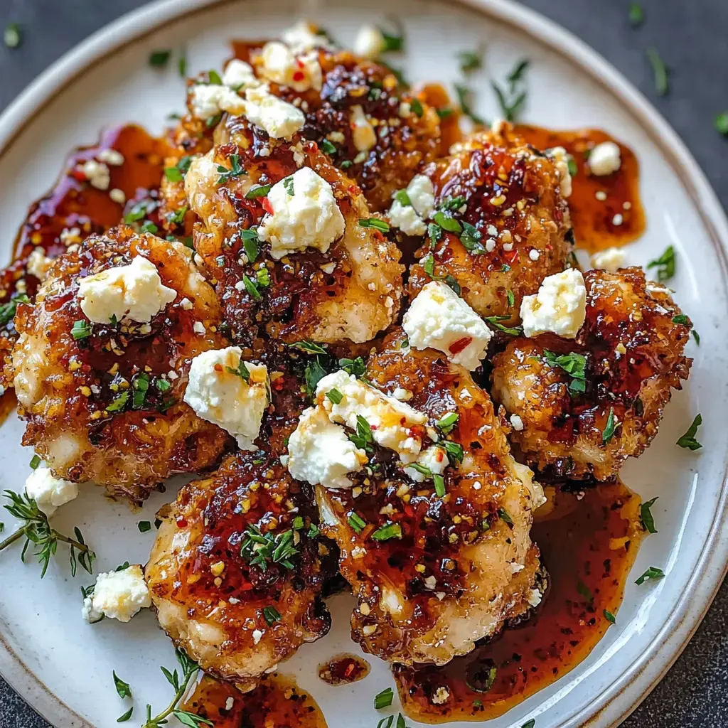Crispy Hot Honey Feta Chicken Recipe