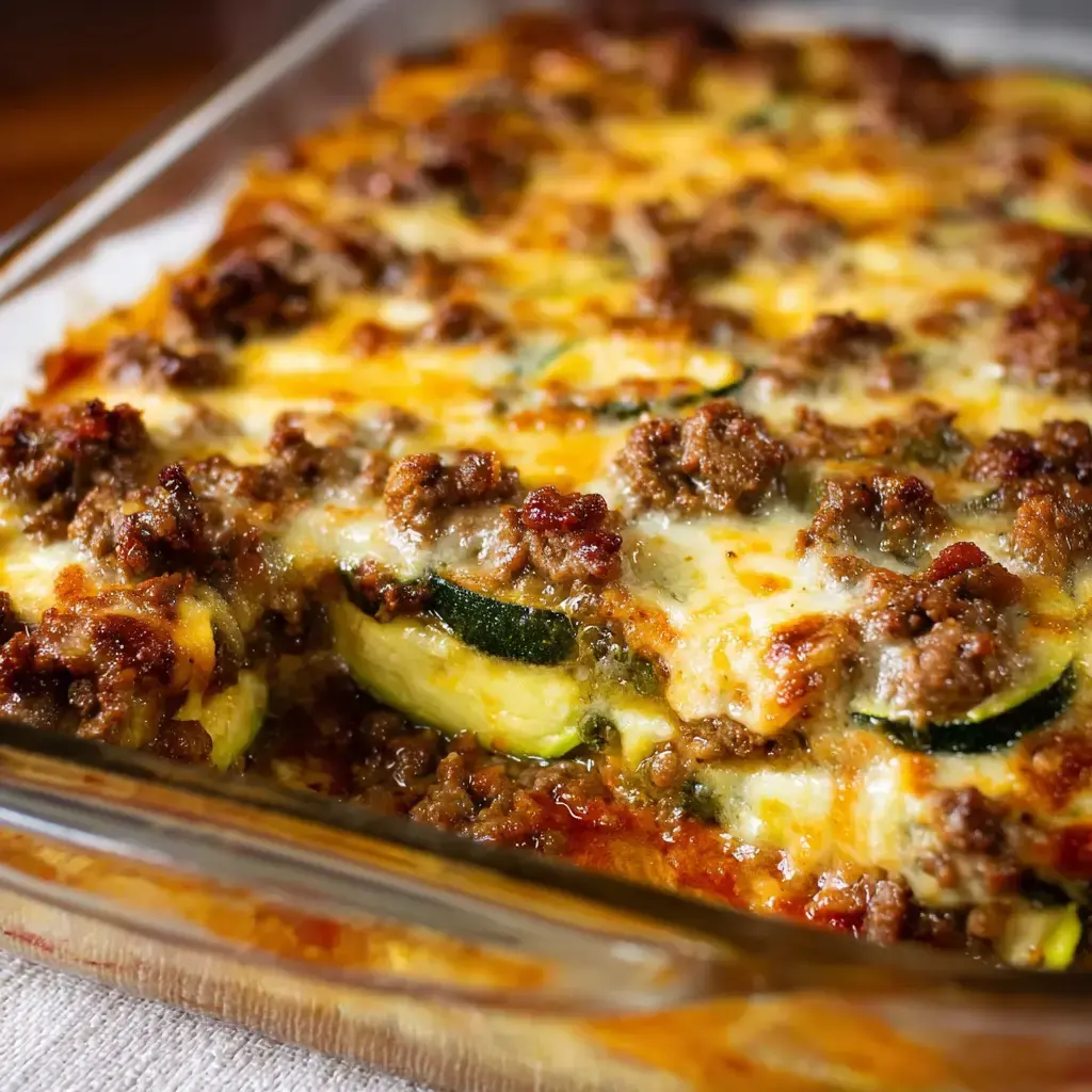 Ground Beef Zucchini Casserole Recipe