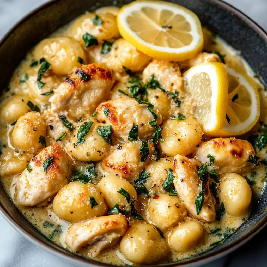 Lemon Chicken Gnocchi Recipe