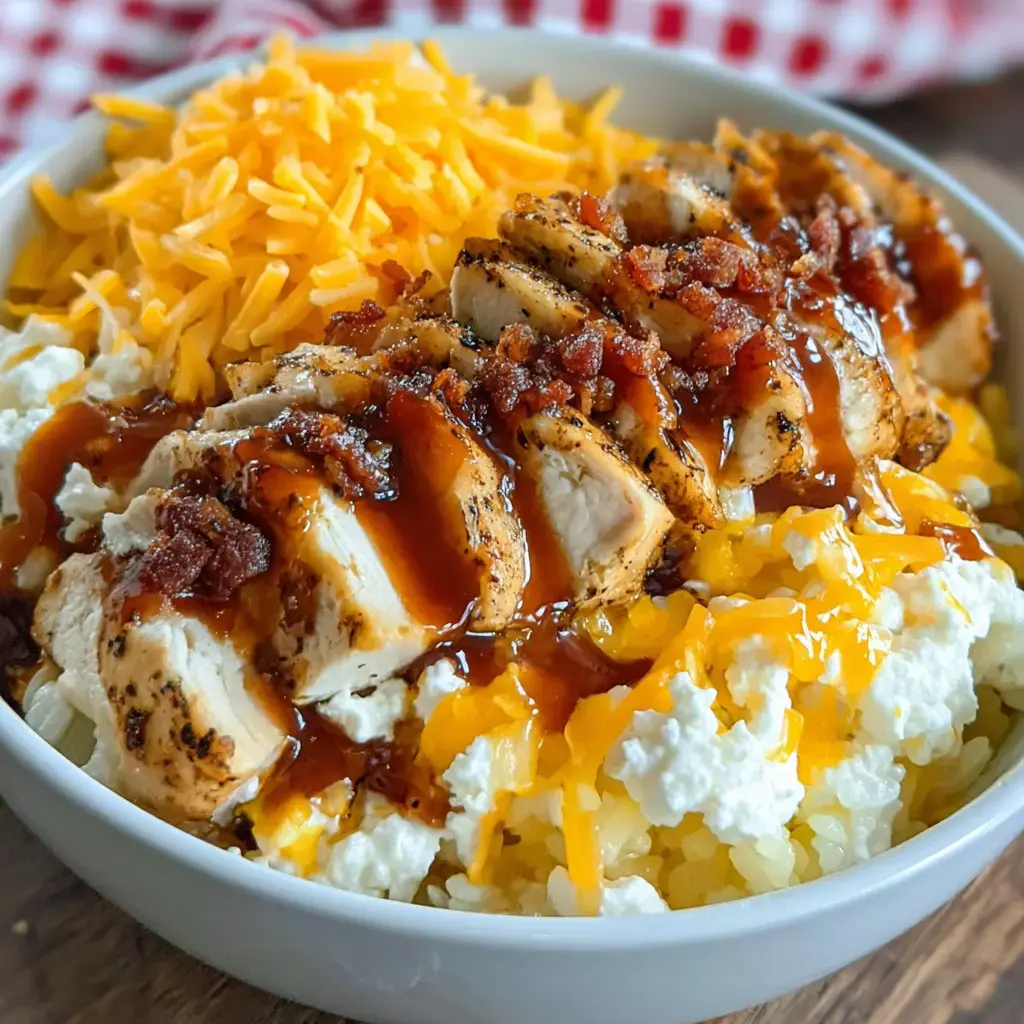 BBQ Chicken Cottage Cheese Bowl Recipe