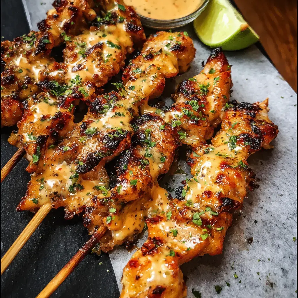 Bang Bang Chicken Skewers Recipe