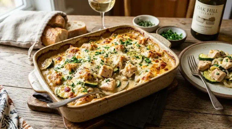 Baked Chicken and Zucchini Recipe