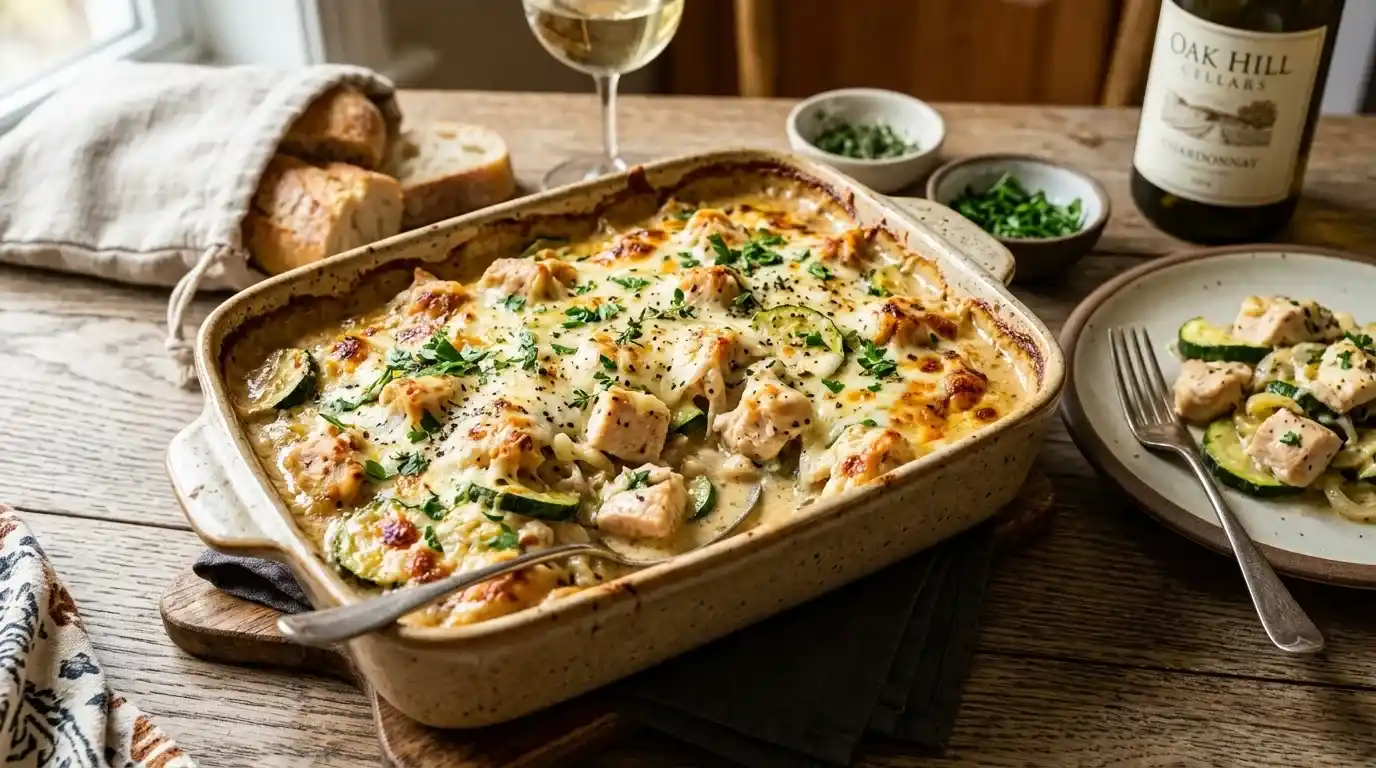 Baked Chicken and Zucchini Recipe