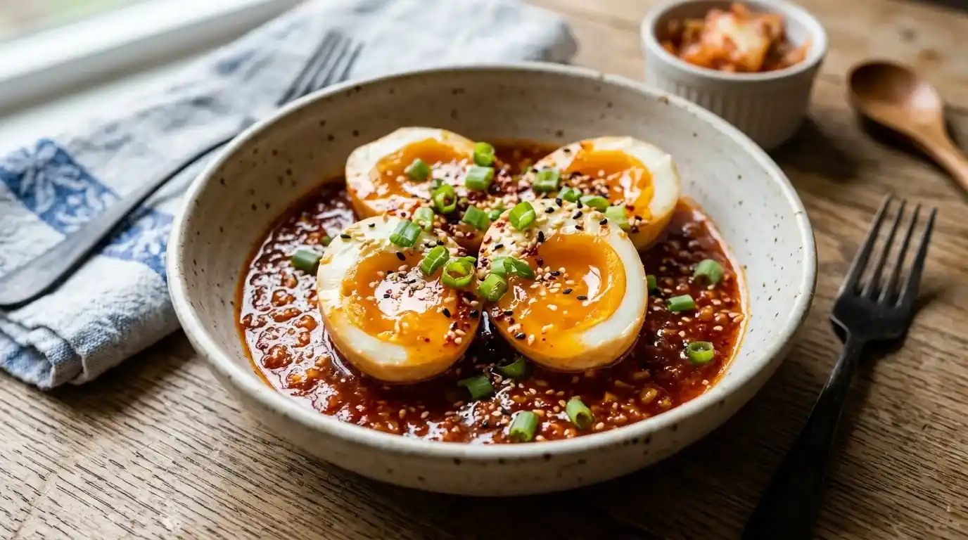 Spicy Gochujang Eggs Recipe